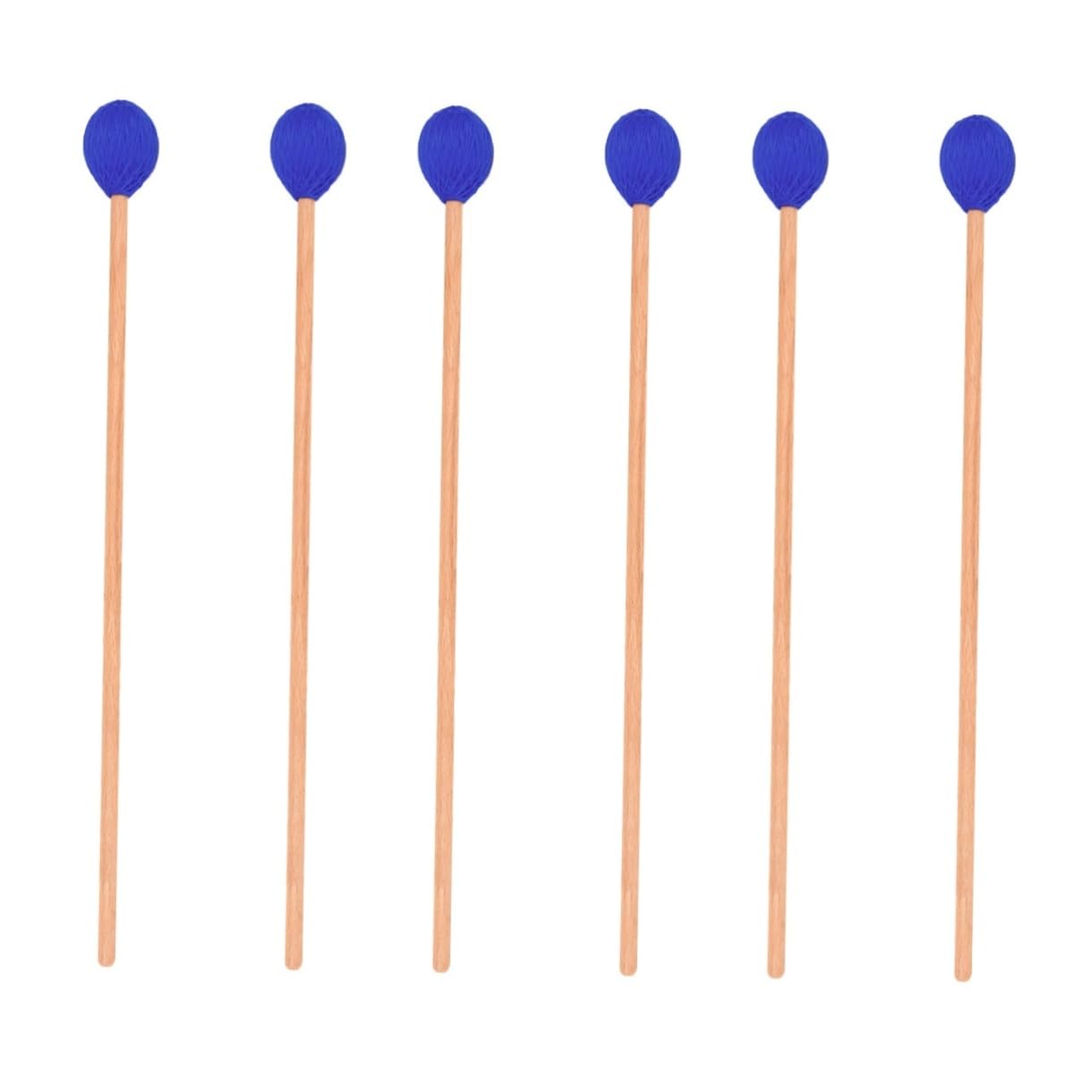 ibasenice 3pares Baquetas De Marimba De Cabeza De Hilo Para Percusión Escenarios De Música y Práctica De Instrumentos