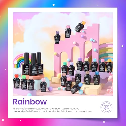 20 Color Glitter Gel Polish Set for Women