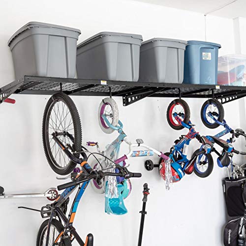 Qualward Add-On Storage Hook Accessory For Ceiling Rack And Wall Shelving,Flat Hook, 6 Pack #TOP6