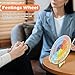 Feelings Wheel Office Desk Decor Emotions Double Sided Mental Health Office Emotions Chart with Stand for School Counselor, Counseling Therapist