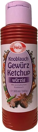 Hela Knoblauch Gewurz Ketchup de ajo, 10.14 onzas