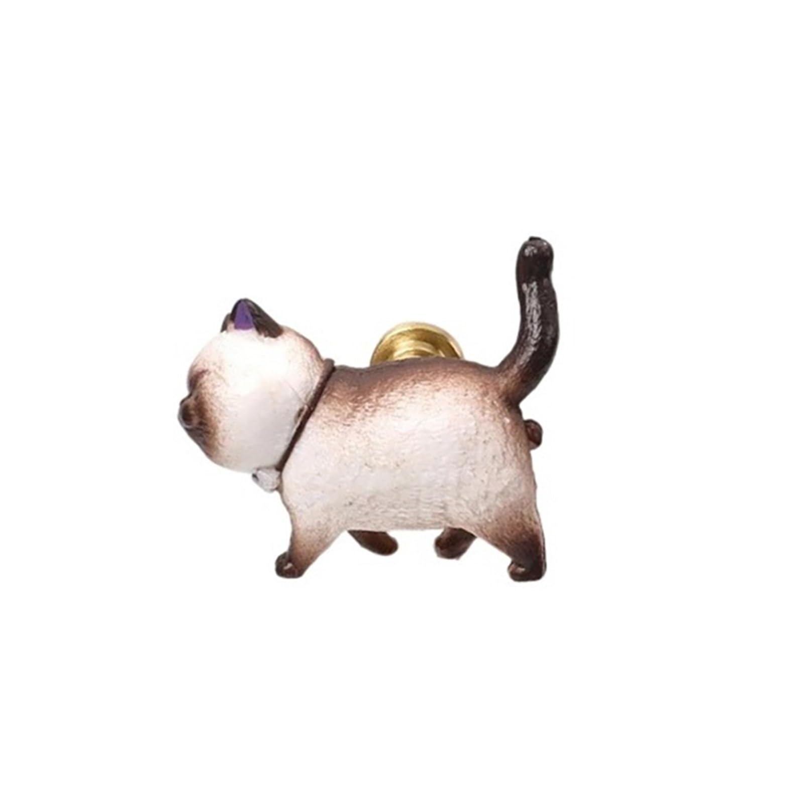 Wlihdb Color2 5Pairs Cat Drawer Knob Cabinet Pull Handle Creative Cartoon Animal Ceramic For Chest Of Drawer(Color2)