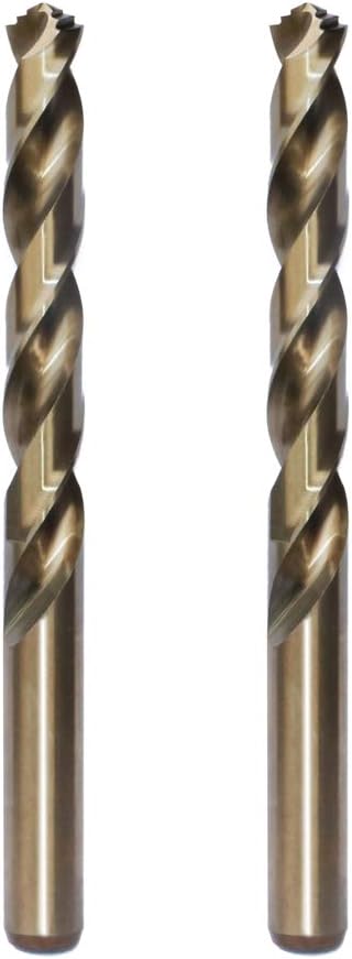 M42 8％ Cobalt Twist Drill Bits (12mm x 2PCS) for Stainless Steel and Hard Metal