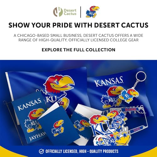 Gorra bordada University of Kansas ajustable miniatura 6