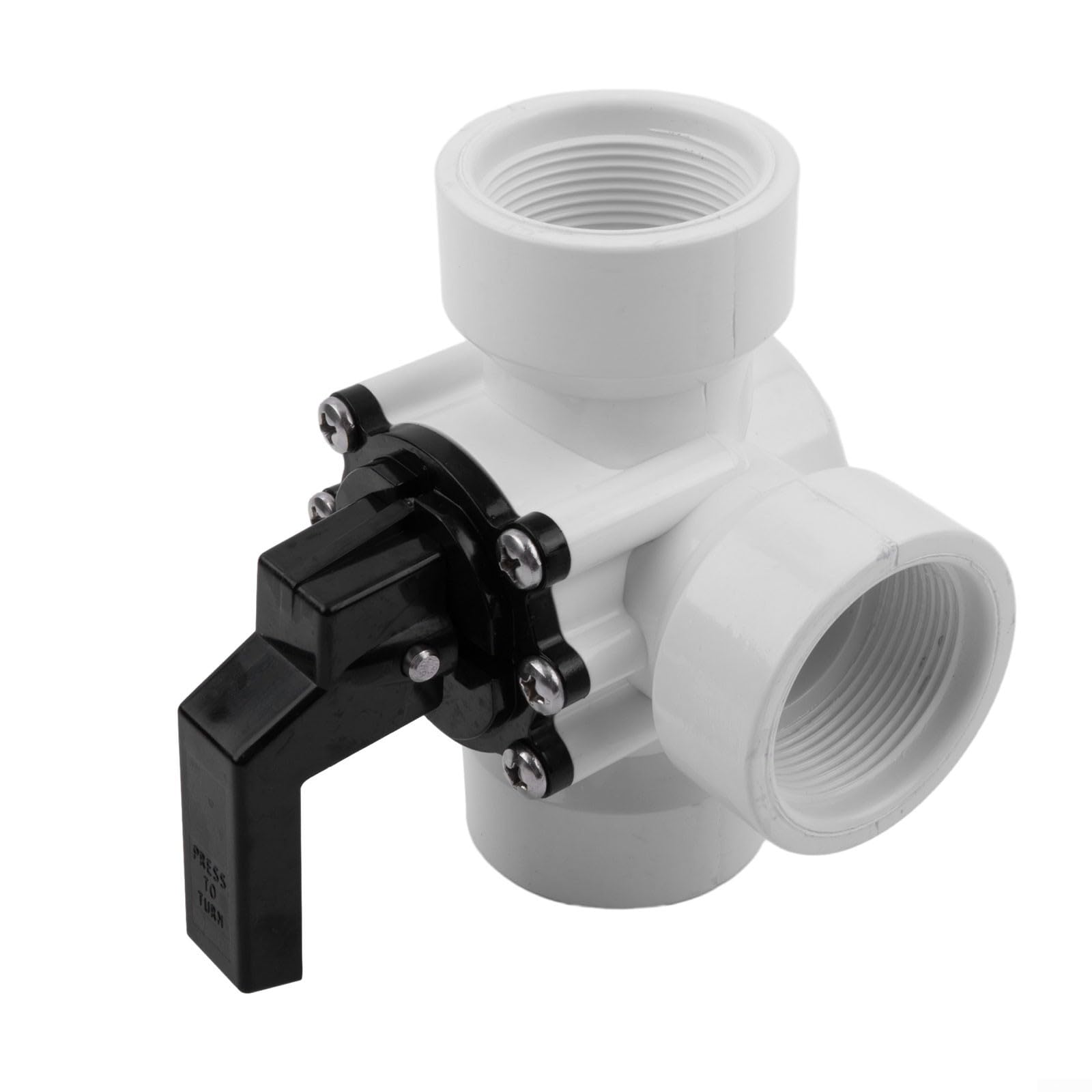 Vanne de dérivation 3 voies en plastique pour piscine