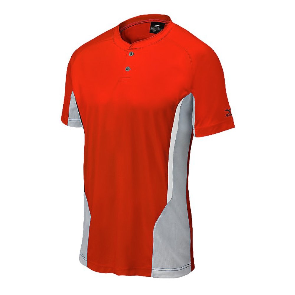 Mizuno Elite 2-Button Jersey pour éviter la transpiration excessive au baseball - 2