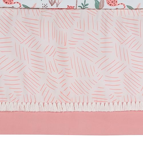 Image of Lambs & Ivy Enchanted Safari Leopard /Lemur Jungle 3-Piece Baby Crib Bedding Set