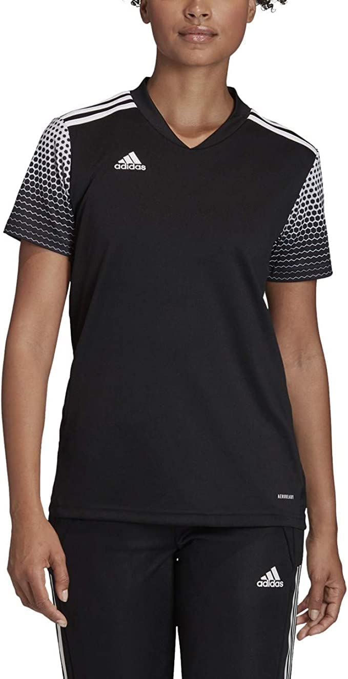 adidas Women's Regista 20 Soccer Jersey, Black/White X-Large