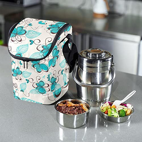 Bolsa de almuerzo pequeña reutilizable para solucionar las comidas en el trabajo 7