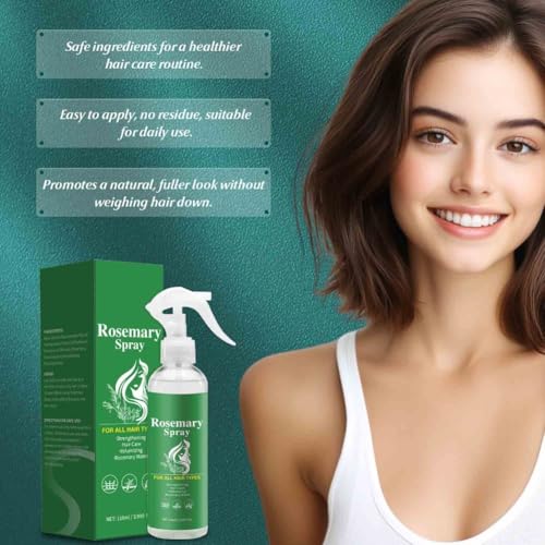 Traitement Romarin Pousse Cheveux Solution Chute et Pointes Sèches 3 Pièces - 6
