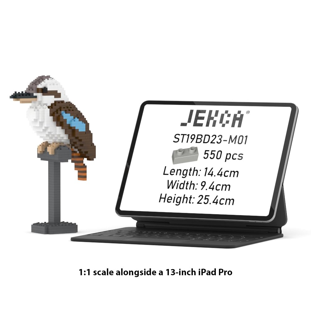 Amazon.com: JEKCA Kookaburra 01S-M01 | Bird Plastic Building