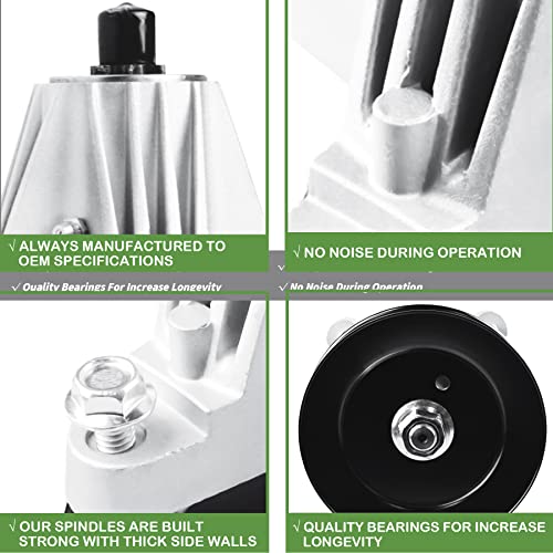 Aeagle Deck Spindle Assembly For Troy-Bilt Mtd 46 Inch T1500 T1600 Lt 4600 Clt46Cvt Tb46 618-06989 918-06989 Horse Xp 13Al78Xt099 13Al78Xt299 13Al78Xt055 #TOP4