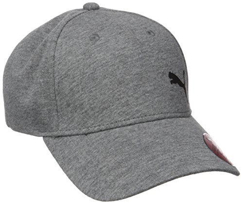 PUMA Men's Evercat Trenton Relaxed Fit Adjustable Cap, Gray/Black, One Size