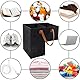 2 Stück Treppen Organizer Korb, L-Förmiger Treppenkorb-Organize, Faltbarer Treppenstufenkorb, Für Teppich- Und Holztreppen, Treppenorganisator Für Heim- Und Bürodekoration (Schwarz)