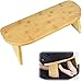 FZYE Tabouret de méditation Portable, Tabouret de méditation en Bambou, siège de Genou Pliable, Banc de Forme Ergonomique