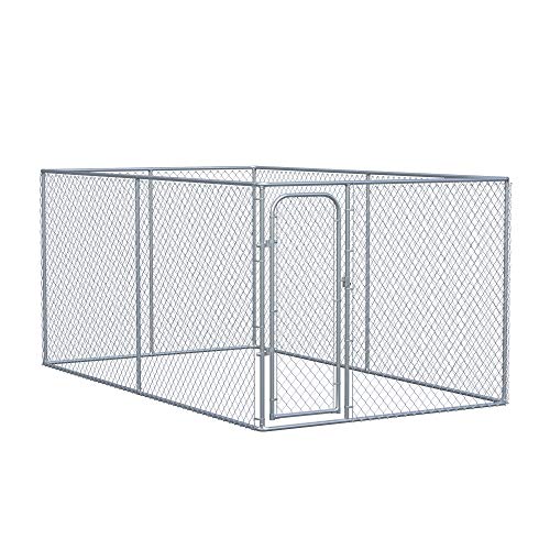PawHut Dog Playpen for Small Dogs & Medium Dogs with 99 Sq. Ft, Outdoor Playpen Dog Exercise Pen with Anti-Jumping…