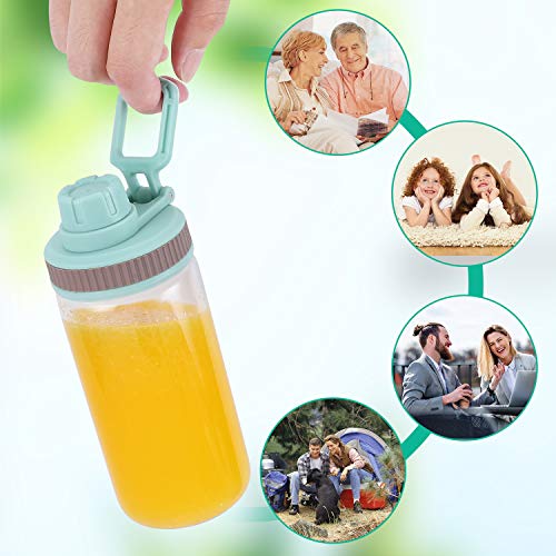 Iocsmart Portable Personal Size Blender, Usb Rechargeable Mini Juicer Blender For Smoothies And Shakes With 2 Juice Cup Portable On The Go Travel Sports Kitchen (Pink) #TOP6