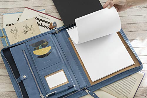 Porte-documents A4 en cuir véritable pour protéger vos dossiers avec élégance - 4