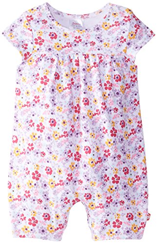 Zutano Baby-Girls Newborn Violetta Cap Sleeve Romper