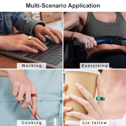 Hexasider 5 Pack Ring Cover Compatible with Oura Ring Gen 4/Oura Ring Gen 3 Horizon/Heritage, Abrasion-Resistant TPU Case for Oura Ring Protector Accessories for Oura Size 9 by Hexasider - Image 7