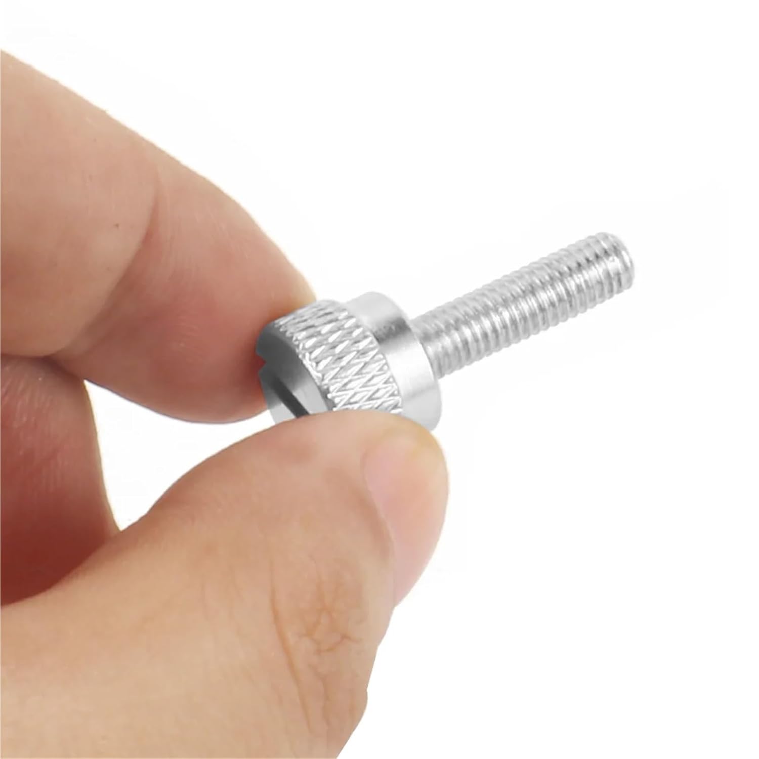 Knurled Thumb Screw 20Pcs Portable Stainless Steel M5 Handle Thumb Screws Quick Release Mounting Adapter(Metal A)