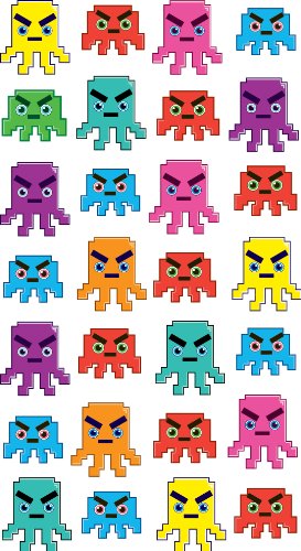 EK Success Brands Decorative Sticko Stickers, Space Critters