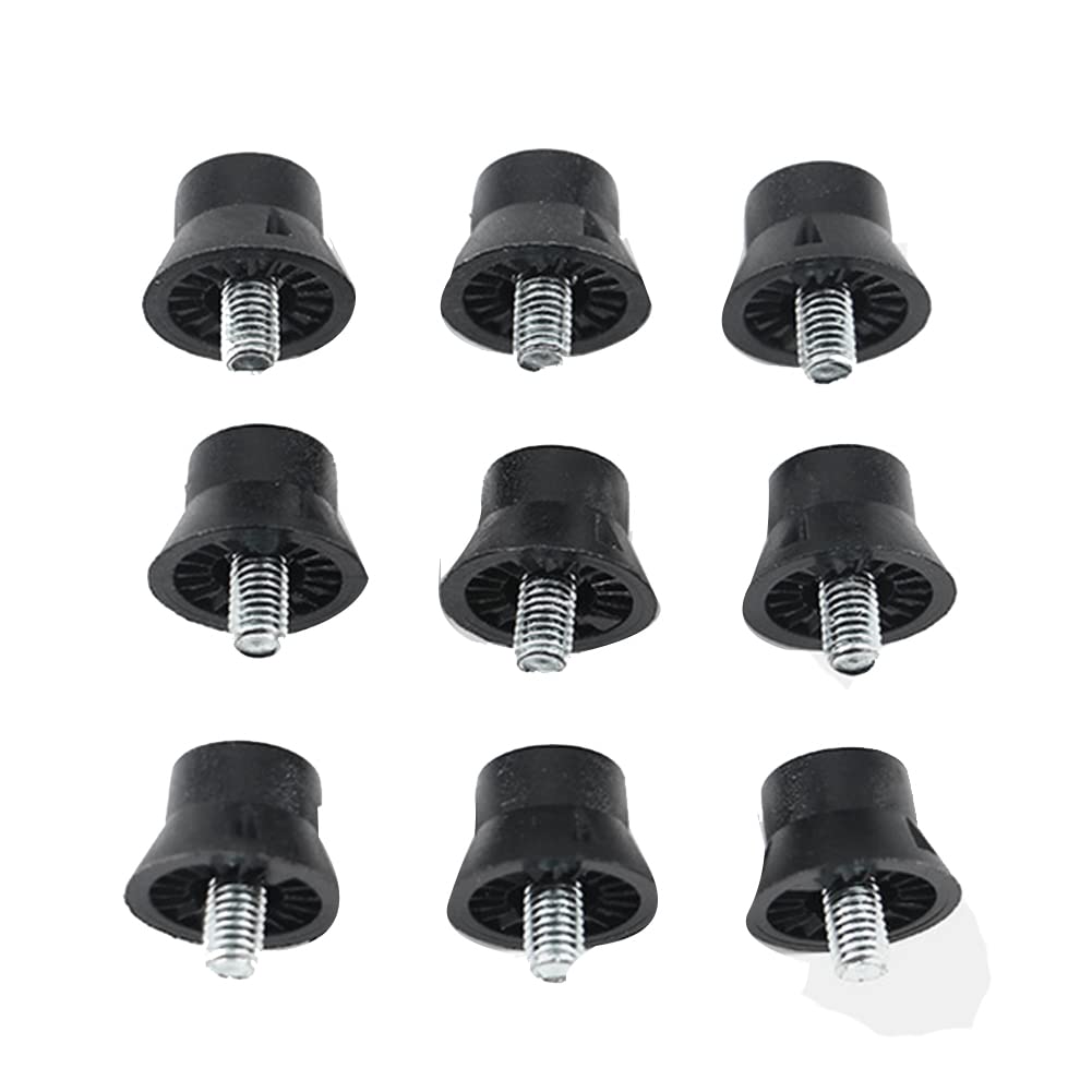 12 PièCes Crampons de Rechange pour Chaussures de Football 13 Mm Crampons de Chaussures de Football Durables pour Chaussures de Football FiletéEs de 5 Mm