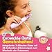 ReDISEN Toddler Electric Toothbrush with 360° Brush Head for All-Around Clean, Baby Sonic Toothbrush with Gentle Vibrations for Ages 1-5, LED Lights & 2-Min Timer Attract Kids Interest (Pink Unicorn)