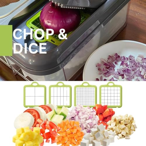 Set cortador de verduras y mandolina con contenedores miniatura 4