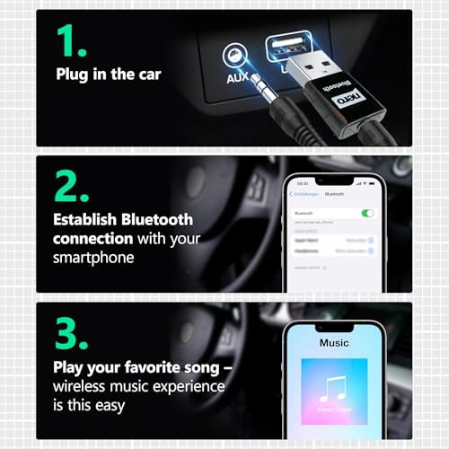 Nero Bluetooth 5.0 Audio Receiver, black, 1 - Image 4