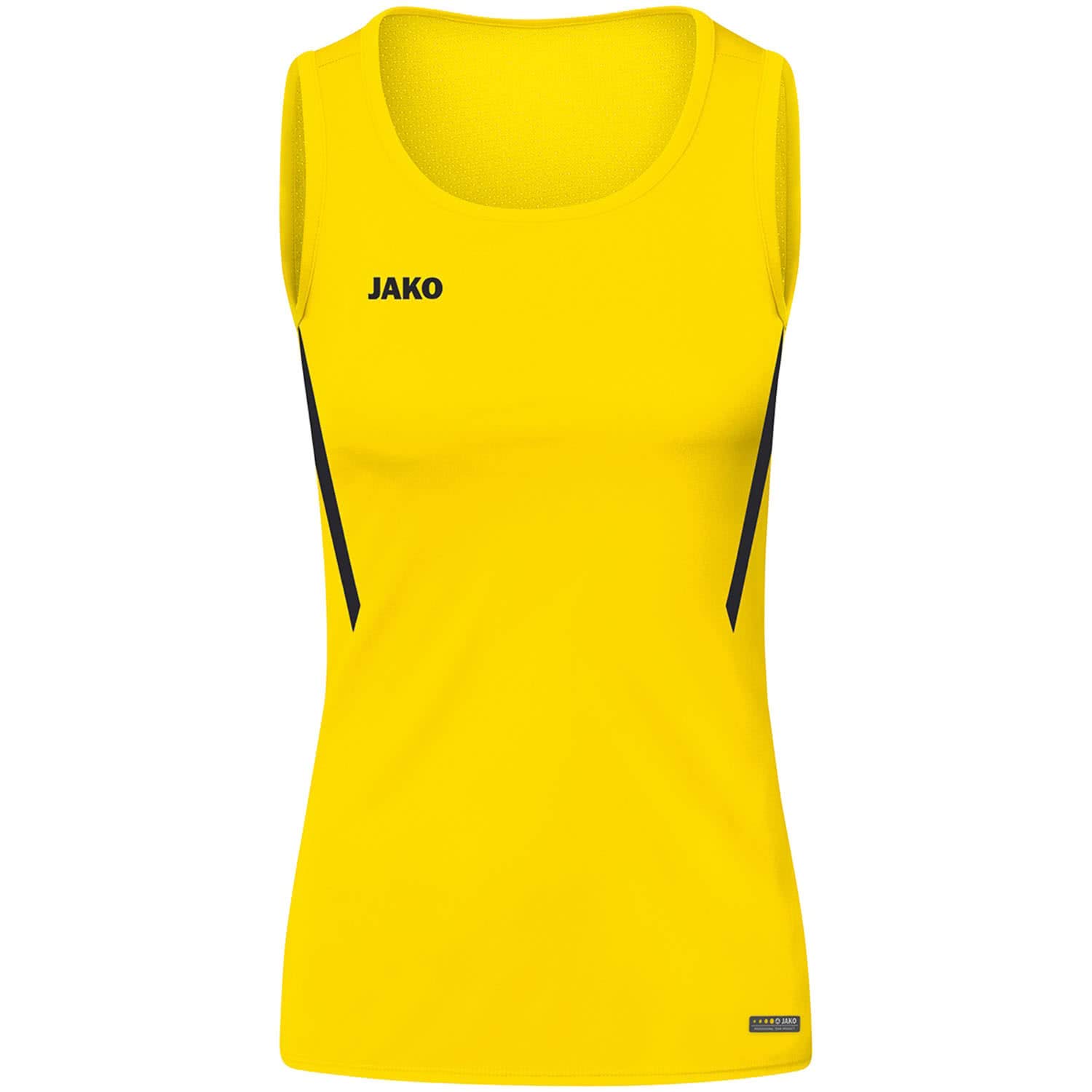 JAKO Damen Tanktop Challenge, Citro/Schwarz, 36