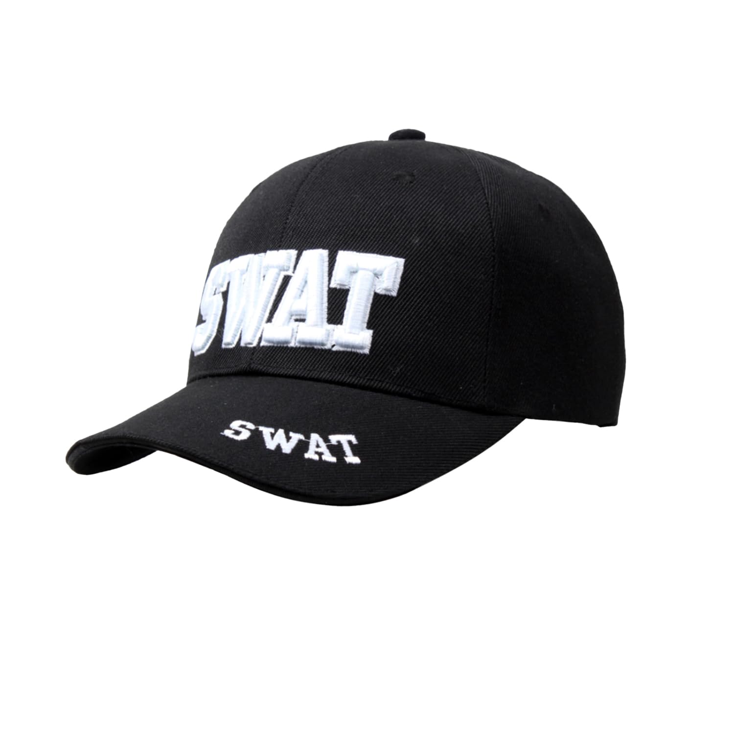 BORFUE Adults SWAT Hat Adjustable Size Headpiece Role Play Cosplay Party Embroidery Hats Police Costume Accessory