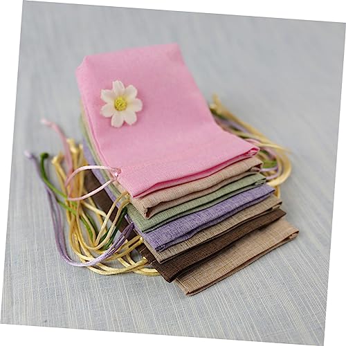 minkissy 12 bolsas de lino con cierre para lavanda miniatura 3