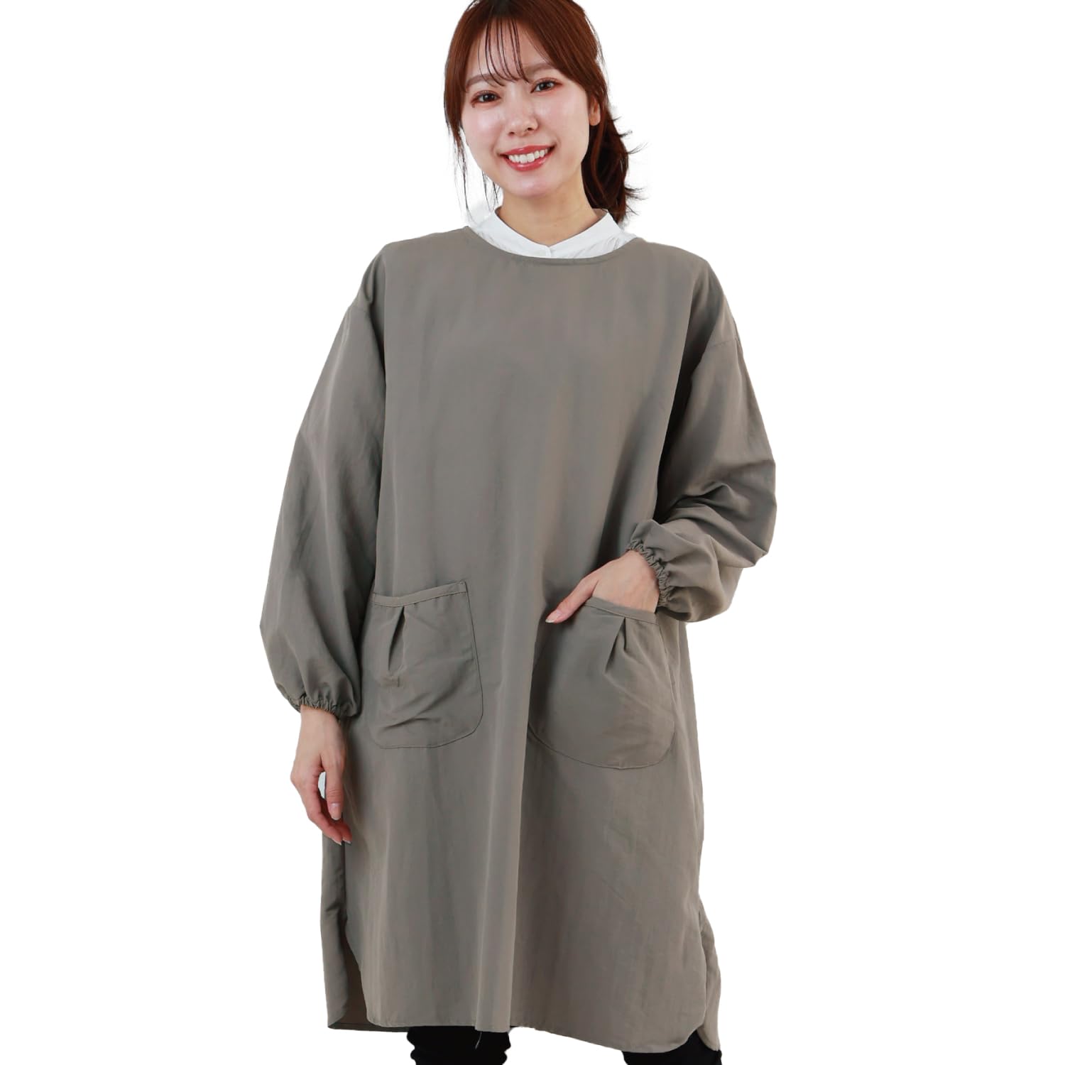 Amazon.co.jp: 割烹着 かっぽう着 レディース 撥水加工 ナイロン素材