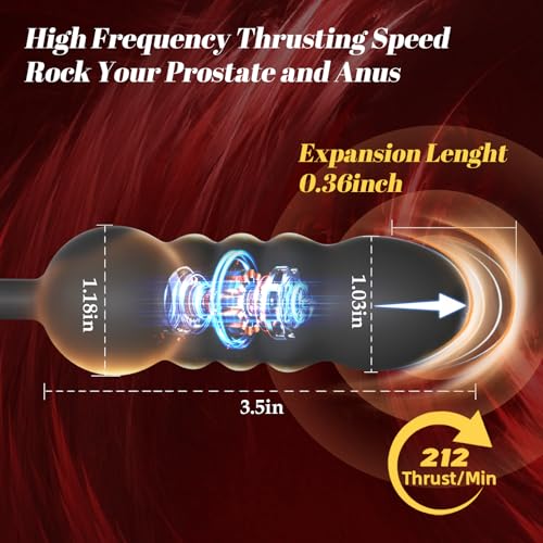 Thrusting-Prostate-Massager-Sex-Toy-with-Vibrating-Cock-Ring-Taint-Stimulator-Male-Anal-Dildo-Vibrator-Kinky-Adult-Sex-Toys-Games-MXUXEN-Remote-Control-Wearable-Silicone-Anal-Butt-Plug-for-Men