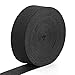 Gummiband Elastisch Band 15mm 25mm 30mm 40mm 50mm Breit DIY Handwerk Nähzubehör (Schwarz, 5M X 30MM)
