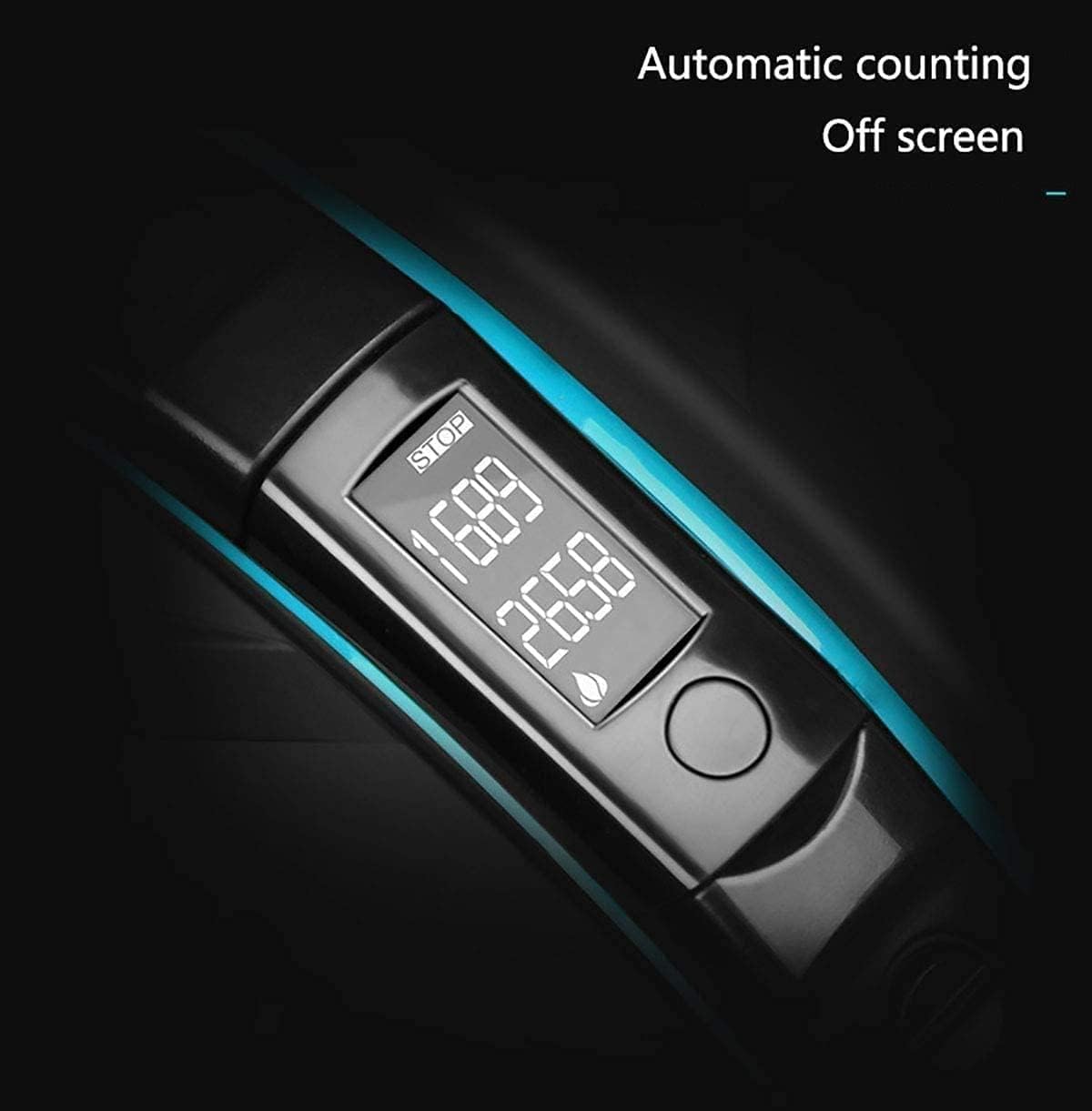 Ab Roller Wheel Electronic Digital Counting Core Trainer for Abdominal Exercise Abs Workout Home Abdominal Exercise Equipment