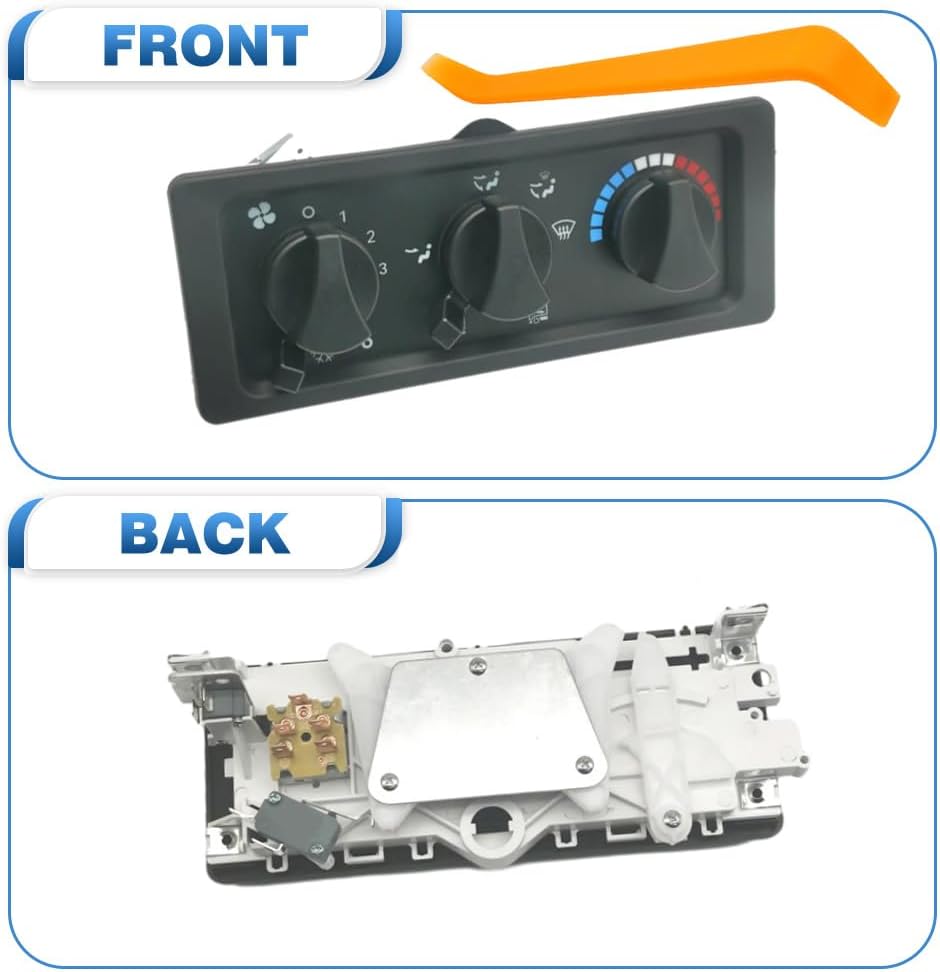 HVAC Control Switch, 8520046000 Compatible with Freightliner FL60/FL70/C840 AC Control Panel Heater Climate Control Switch Heater Module Replacement, ABP N83 322930/1584, 5 Pins