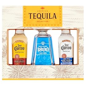 Buy the Exclusive Tequila Selection Trio Gift Set – Includes 1800 Silver & Jose Cuervo Especial, Perfect for Celebrations – Blue Tree