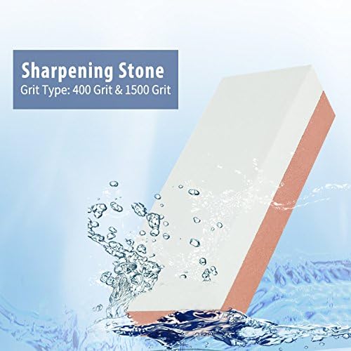 Miniatura 6 de Piedra de afilar de cuchillos echó a un lado la piedra de agua de los sacapuntas de grano 400/1500 para cuchillos o cuchillas
