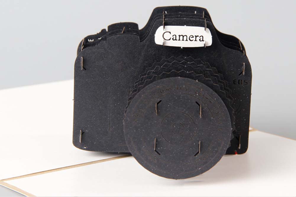 Made4uKirigami Papercraft 3D Pop Up Card for Father Birthday Father's Day Collection (Camera) HK3104