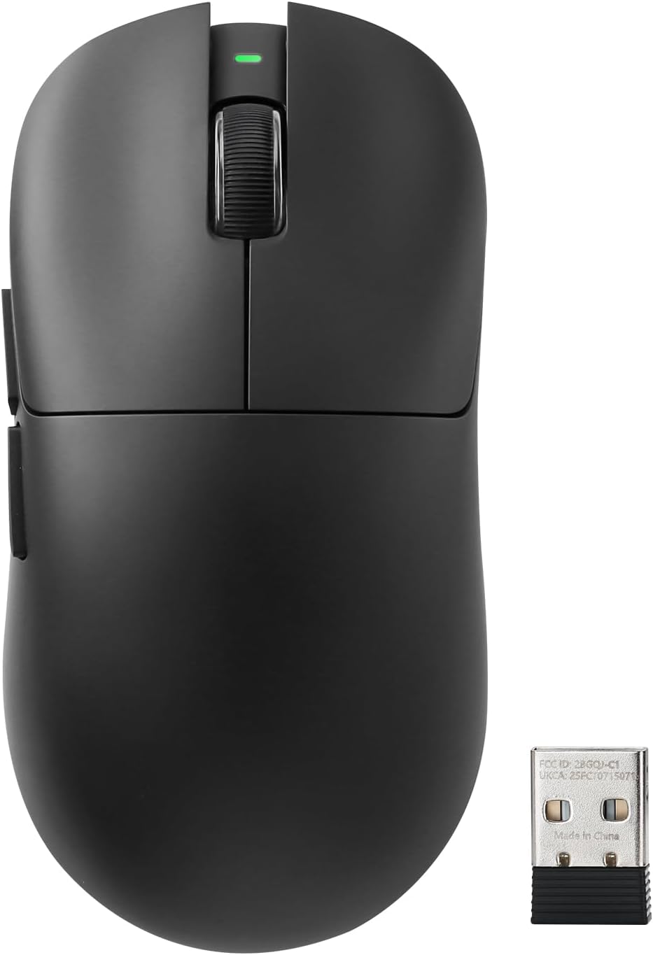 M1 Wireless Gaming Mouse, Tri-Mode 2.4G/BT/Wired Gaming Mouse, PAW3311 Sensor 10000 DPI Rechargeable Wireless Mouse with 5 Programmable Buttons, Customizable via Software for Win & Mac (Black)
