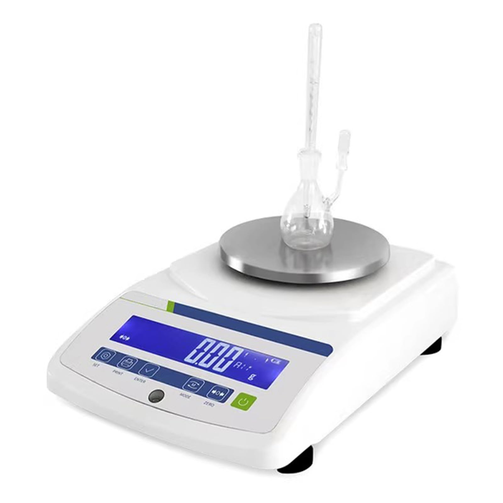 Densimètre solide 300 g/0,01 g hydromètre à particules avec plate-forme en acier inoxydable, écran LCD, sortie de données pour caoutchouc, plastique, ciment, céramique, pierre