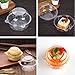 Hewnda 50 Pack Plastic Single Individual Cupcake Muffin Dome Holders Cases Boxes Cups Pods,Great for parties or cake,muffin sales
