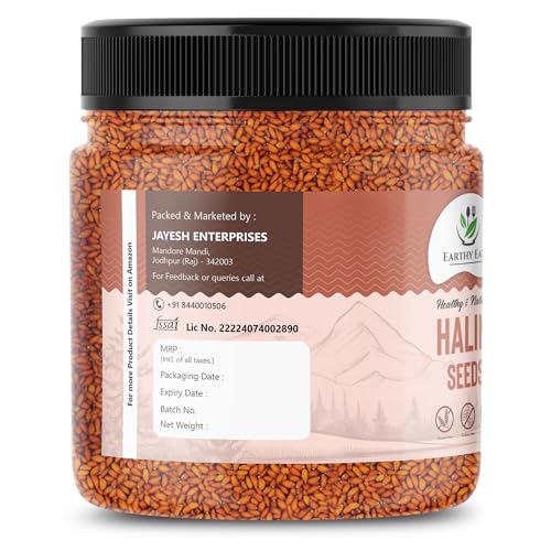 Image of Earthy Eats Halim Seeds 400 G| Garden Cress Seeds | Edible Seeds for Cooking and Baking | Traditional Indian Ingredient | Small, Nutty-Flavored Seeds for Various Culinary Uses