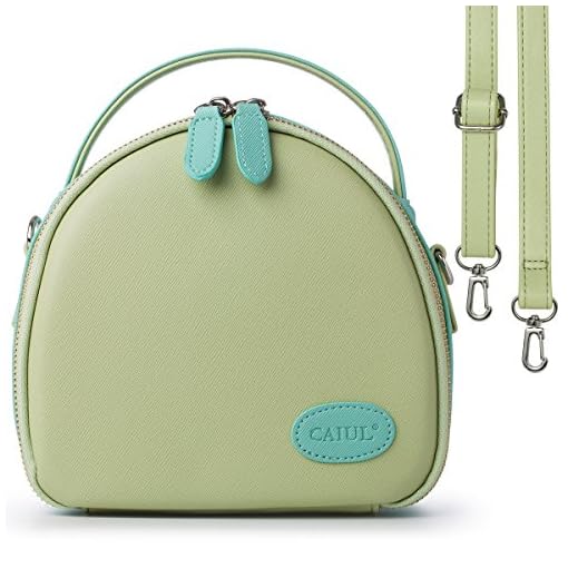 CAIUL Instax Mini First Generation Zipper Universal Carry Case for Fujifilm Instax Mini 8 8+ 70 7s 25 26 50s 90 9 Camera (Mint), Multicolour