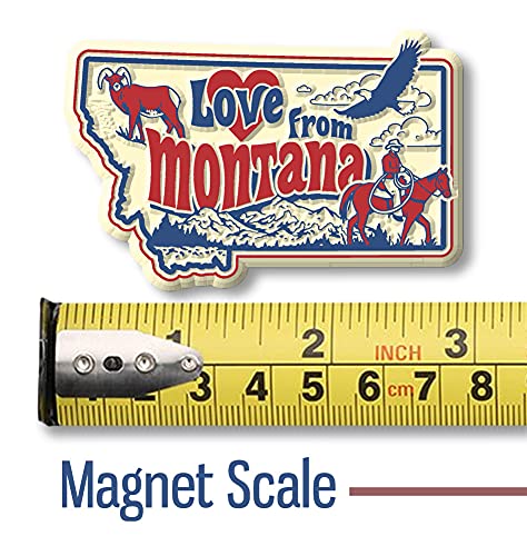 Imán Vintage Love from Montana 3D de Goma miniatura 5