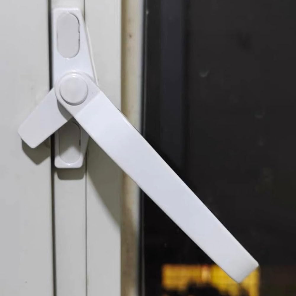 YOUUPOC Raamgreep, raamgrepen voor Upvc ramen raamgreep vergrendeling vergrendeling vergrendeling dubbele beglazing openslaande handgrepen (wit rechts