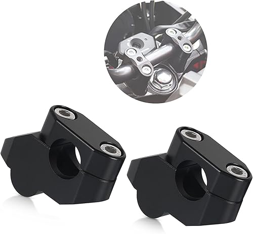 Miniatura 1 de Kit de elevadores de manillar de 7/8 pulgadas de 0.866 in, adaptador de abrazadera compatible con V-Strom Vstrom 250 2016-2018 V-Strom Vstrom 650