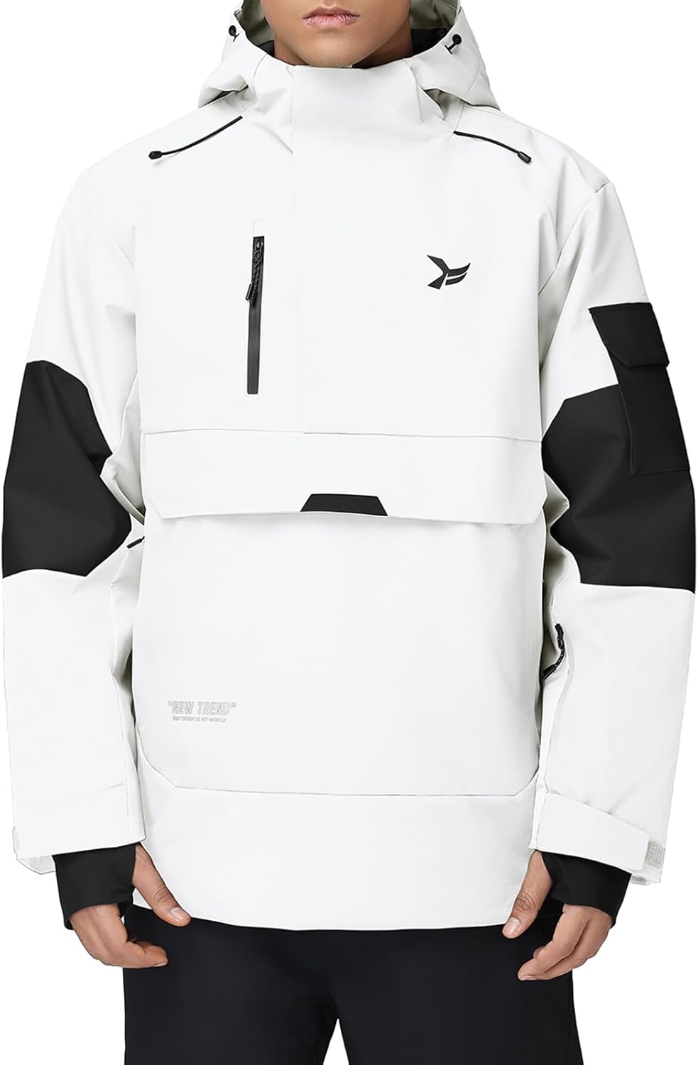 Oymyakon Mens Snowboard Ski Jacket Waterproof Insulated Snow Jackets Coats Winter Outdoor Hooded Mountain Coat